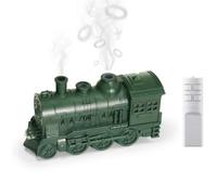 Christmas Train Diffuser, 300ml Train Humidifier with Jellyfish Mist, Quiet Polar Express Train Diffuser with Night Light, Steam Train Essential Oil Diffuser for Home Bedroom Decor，E