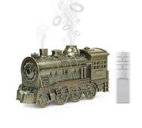 Christmas Train Diffuser, 300ml Train Humidifier with Jellyfish Mist, Quiet Polar Express Train Diffuser with Night Light, Steam Train Essential Oil Diffuser for Home Bedroom Decor，D
