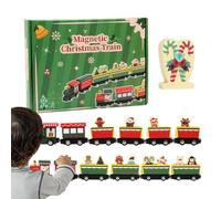 Christmas Train - Festive Locomotive Model Toy | Holiday Village Track Electric Set Decoration Kids Party Display Indoor Ornament Home Seasonal Express Gift Classic Collectible Winter Night Show Cheer