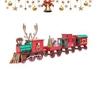 Christmas Train Jigsaw Puzzle DIY Assembly Mini Train Desk Ornament