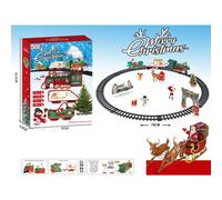 Christmas Train Set With Lights & Sounds Smoke Electric Train Sets