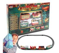 Christmas Train Sets,Christmas Train Sets with Cargo Cars - Tracks and Railway Kits, Car Track Puzzle Play Set,Critical Thinking Educational Toys