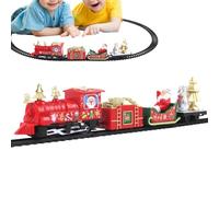 Christmas Train Sets for around The Tree | Tree Toy for around Christmas | Electric Locomotive Train Set with Lights Sound,for Toddler Kids Boy Holiday Birthday