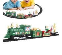 Christmas Train Sets for around The Tree | Tree Toy for under Christmas - Boy Electric Locomotive Train Set with Lights Sound,for Toddler Kids Boy Holiday Birthday