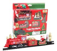 Christmas Train Sets for around The Tree - Tree Toy for under Christmas | Kid Electric Locomotive Train Model with Lights Sound - for Children Boy Family Holiday Birthday