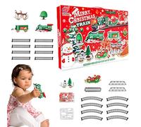 Christmas Train Sets for Christmas Tree, Decorative Toy for Around the Christmas Tree | Electric Locomotive Train Set with Lights and Sound | for Boys Holidays & Parties