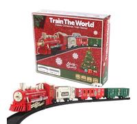 Christmas Train Toy | Interactive Car Toy With Light And Music | Light Up Christmas Trains For Kids Boys Girls Children Home Traveling Schools Bedroom Kindergarten And Others