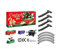 Christmas Train with Light Santa Claus Small Interactive Toys | Kids Holiday Train Play Around Tree for Boys Girls Kids Daily Preschool Classroom Playroom Daycare