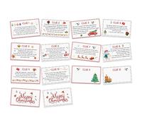 Christmas Treasure Hunt Clues - Xmas Scavenger Hunt Games - Outdoor Indoor Christmas Riddles - Xmas Party Games for Adults - Holiday Party Activities & Decorations (12 Pack)-03