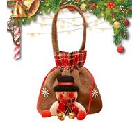 Christmas Treat Bags, Holiday Snack Sacks for Candy, Cookie, and Small Gift, Kids, Adults, Friends, Classroom Parties, Stocking Stuffers, Christmas Party Favors, and Seasonal Celebrations