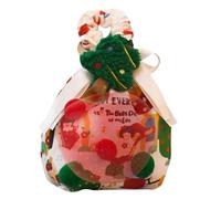 Christmas Treat Bags | Reusable Fabric Candy Pouch - Holiday Treat Wrapping Bags | for Stocking Stuffers Seasonal Decorators Family Gatherings Chocolate Handicrafts Fruits Boutiques Shops Office