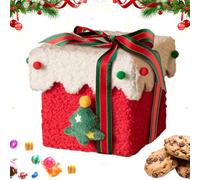 Christmas Treat Boxes - Thickened Empty Packaging Holder - Christmas Favor Boxes - for Chocolate Snack Gingerbread Card Home Decor Party