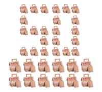 Christmas Treats Boxes, 50 Pieces House Shaped Chocolate Containers - Festive Gift Packaging Box - For Kids Holiday Gathering Holiday Home School Office Party Supplies Sweets and