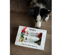 Christmas Treats Cracker Box for Dogs & Cats - 3 Festive Crackers with Heart-Shaped Chicken Lollipops, Natural Grain-Free Pet Christmas Treats