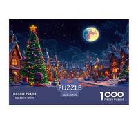 Christmas Tree 1000 Piece Jigsaw Puzzle For Adults Educational Games Stress Relief Puzzle Cultivate The Spirit of Teamwork for Adults And Kids, Age 12 Years Up 70x50cm/1000pcs