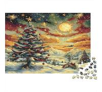 Christmas Tree 1000 Pieces Jigsaw Puzzles for Adults, Adult 1000,Puzzle 1000 Pieces,Family 1000 Piece Jigsaw Puzzle Educational Games For Adults And Kids Great Gift For All Ages 1000pcs (75x50cm)