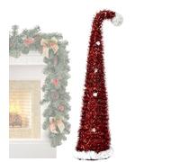 Christmas Tree - 4.92 Ft Retractable Spiral Holiday Tabletop Ornament | Handmade Tabletop Christmas Tree,for Festival Carnival Party Apartment Fireplace Indoor Desktop Home Office