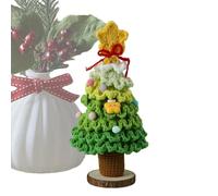 Christmas Tree | 7-Layer Gradient Colors Handmade Crochet Christmas Tree Decor,Holiday Ornaments for Car Home Tabletop Fireplace Mothers Day Office Indoor
