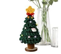 Christmas Tree, 7-Layer Gradient Colors Handmade Crochet Christmas Tree Decor, Mini Tabletop Car Ornaments for Home Fireplace Apartment Office Corner Indoor Porch Carnival Mothers Day