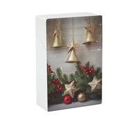 Christmas Tree and Bells Cigarette Case Portable Novelty Cigarette Packing Box Crush Proof Waterproof Cigarette Box Novelty Gifts for Friend