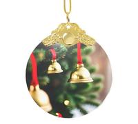 Christmas Tree And Bells Xmas Home Decorations Ornaments, Hanging Christmas Tree Gift Pendant For Holiday Cheer
