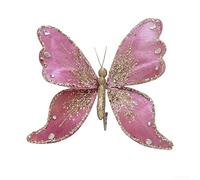 Christmas tree and table ornament for seasonal decor, designed to contribute a timeless look to holiday setups (Dark rosy)
