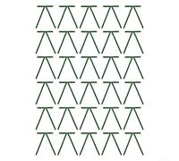 Christmas tree and wreath decoration set including 30 velvet bows, crafted to enhance holiday displays with a and timeless look (Green)