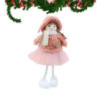 Christmas Tree Angel - Plush Angel Ornament, Hanging Doll Decoration | Christmas Tree Angel Pendant, Universal Christmas Decoration, Elf Decoration for Fireplace, Bedroom, Living Room, 18 x 8