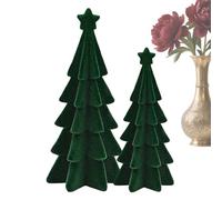 Christmas Tree Artificial Christmas Trees, Holiday Tree Decorations, 2 Piece Pine Figurine for Home, Apartment, Bedroom, Living Room and Home Decor