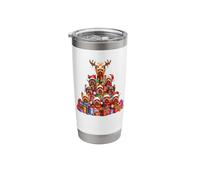 Christmas Tree Australian Silky Terrier Sydney Silky Stainless Steel Insulated Tumbler