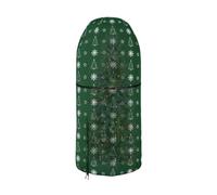 Christmas Tree Bag Heavy Duty Cover Dust Proof with Zipper, Drawstring | Upright Large Christmas Tree Storage Bag for Packing Dorm College Organization Outdoor Move Holiday Dark green 7.5FT