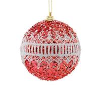 Christmas Tree Ball Ornament | 8cm Small Shatterproof Glitter Balls,Christmas Holiday Bauble Decorations - for Apartment Home School College Dorm Office Celebration Photography