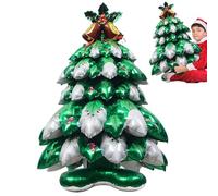 Christmas Tree Balloon - 4D Standing Balloon | Holiday Christmas Tree Design | Decoration for Home, Garden, Yard and Party