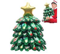 Christmas Tree Balloon - 4D Standing Metallic Balloon | Holiday Christmas Tree Design | Decoration for Home, Garden, Yard and Party