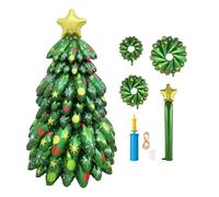 Christmas Tree Balloons as Decoration Inflatable Giant Festive | Inflatable Christmas tree for the bedroom and living room, holiday festival, fireplace and home star, large