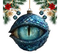 Christmas Tree Baubles and Jewellery - 2D Acrylic Realistic Dragon Eye Design Pendant - Christmas Tree Dragon Eye Pendant | For Windowsill Bedroom Balconies Door Openings Wall Garden Yard Path