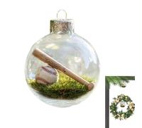 Christmas Tree Baubles, Festive Mini Sports Scenes Bauble Decoration, Christmas Decoration, for Indoor and Outdoor Use, Cupboard, Dining Table, House Warming, Living Room, Party, Gathering, Fireplace