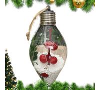 Christmas Tree Baubles Ornaments, 12.9 cm Shatterproof Luminous Decoration Baubles, Christmas Tree Decoration Ornaments, for Home Decoration, Indoor, Celebrations, Parties, Winter