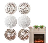 Christmas Tree Baubles Ornaments Decorative Christmas Set Shatterproof Christmas Decoration Tree Baubles for Window Door Wall Home Cafe Hotel Shopping Mall Restaurant Fireplace For