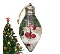 Christmas Tree Baubles Ornaments, Illuminated 13 cm Pendant Decoration, Christmas Tree Decoration - Decoration for Home Indoor Celebration Party Winter Window Wall as Seasonal Decoration