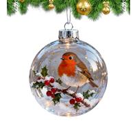 Christmas Tree Baubles, Transparent Winter Holiday Decoration for the Holidays, Christmas Decoration for the Christmas Tree, for Decorating Railings, , Wall, Door, Shop and