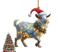 Christmas Tree Baubles, Two-Dimensional Acrylic, Lifelike Animal Motifs, Holiday Decoration, Christmas Pendant in the Shape of a Dog, for Windowsill, Bedroom, Balconies, Wall, Garden, Yard, Path, Home