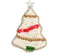 Christmas Tree Beaded Patches DIY Applique for Clothing