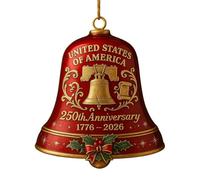 Christmas Tree Bell Decoration, Festive Bell Pendant for Holidays, Versatile Home Accessory for Indoor, Outdoor, Living Area, Garden, Bedroom, Family Reunion