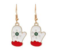 Christmas Tree Bell Earrings Christmas Creative Holiday Earrings Jewelry Hoop Earrings Women Edgy Earrings Set (AH, One Size)