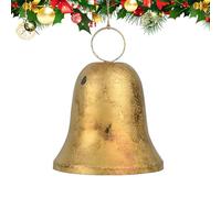 Christmas Tree Bells | Rustic Christmas Decorations for the Home - Retro Style Christmas Tree Ornaments, for Indoor Outdoor Parele Garden Entrance Door