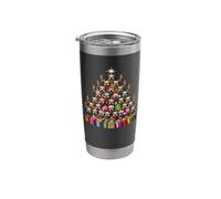Christmas Tree Border Terrier Border Terriers Stainless Steel Insulated Tumbler