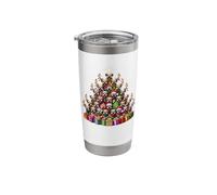 Christmas Tree Border Terrier Border Terriers Stainless Steel Insulated Tumbler