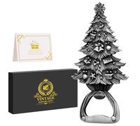 Christmas Tree Bottle Opener, Beer Bottle Opener, Portable Beer Theme Gift with Gift Box, Festive Holiday Accessory, Beer Lovers Beer Accessories, Silver