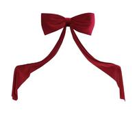 Christmas Tree Bow Topper | 70.8" Christmas Door Bow | Big Red Bows Christm-as Decorations | Large White Velvet Bows Christm-as Tree Ornaments for Wreaths, Porch & Front